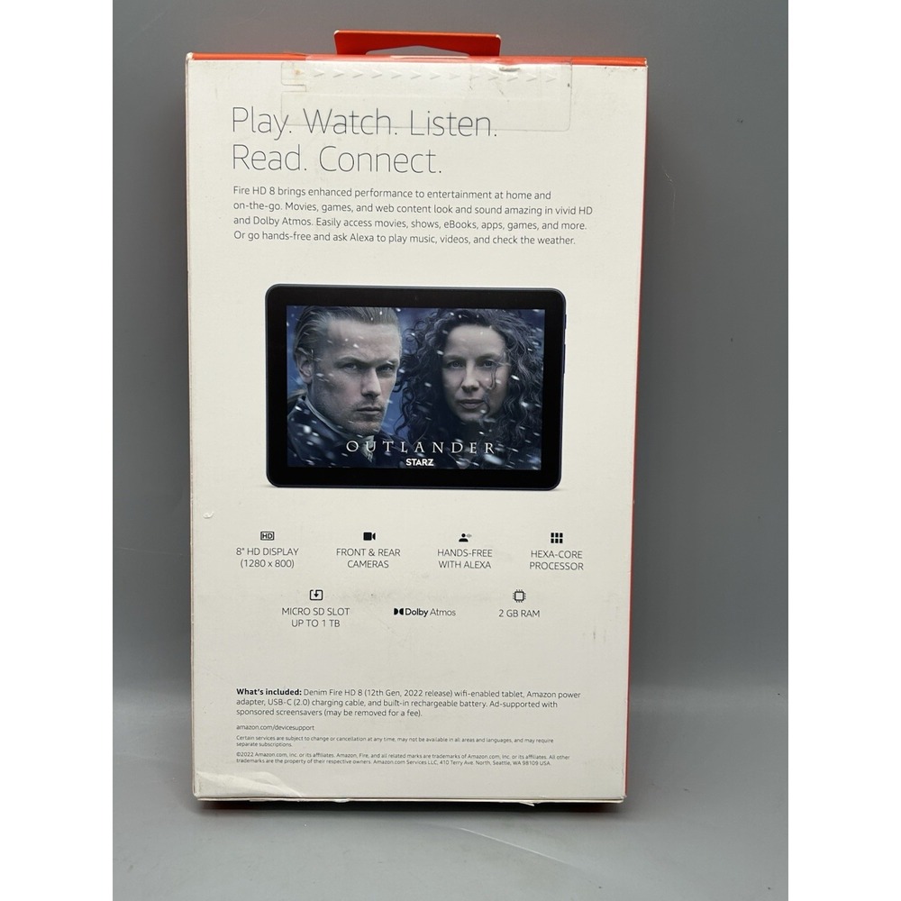 Amazon Fire HD 8 Tablet 64GB (12th Gen)(2022) - Denim - Sealed - Picture 2 of 5